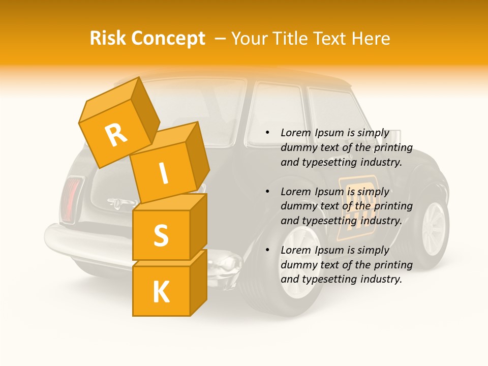 Small Drive Model PowerPoint Template
