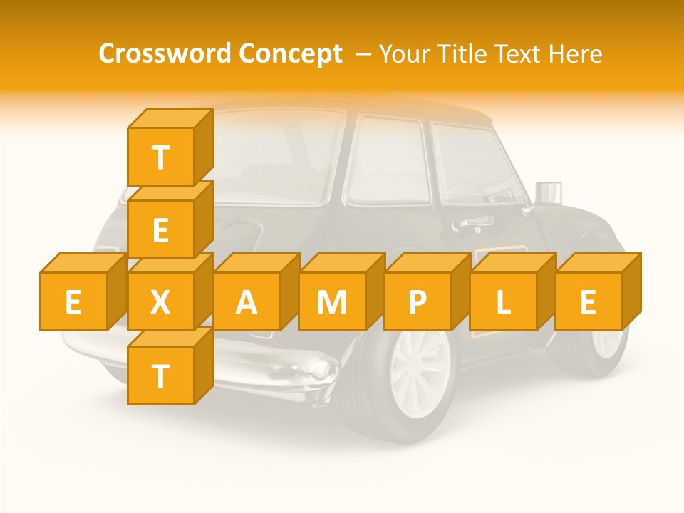 Small Drive Model PowerPoint Template