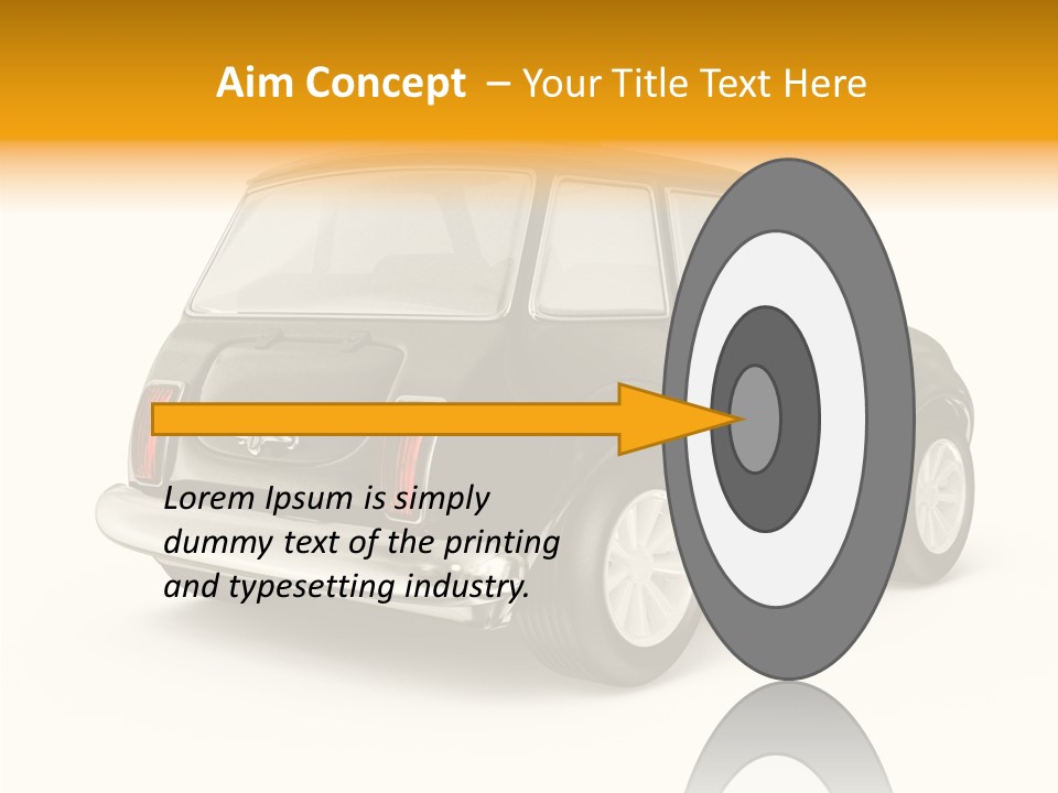 Small Drive Model PowerPoint Template
