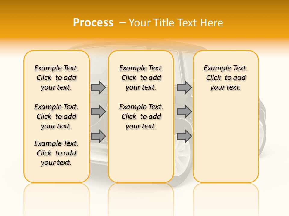 Small Drive Model PowerPoint Template
