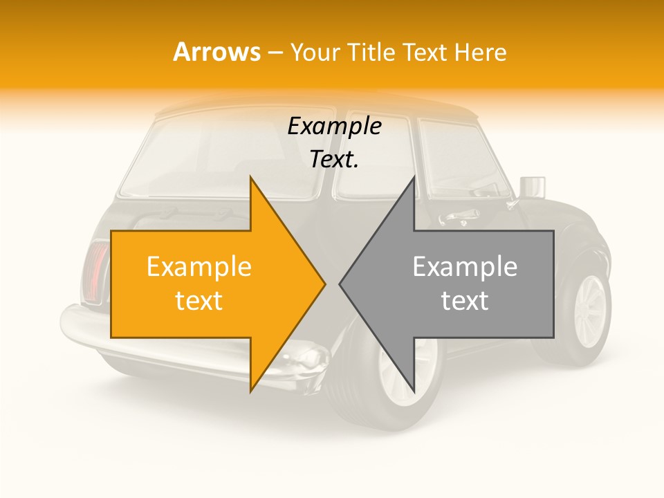 Small Drive Model PowerPoint Template