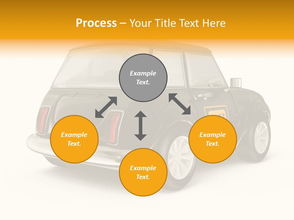 Small Drive Model PowerPoint Template