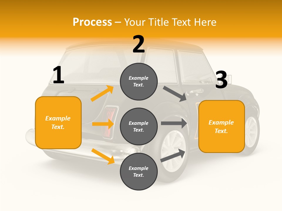 Small Drive Model PowerPoint Template