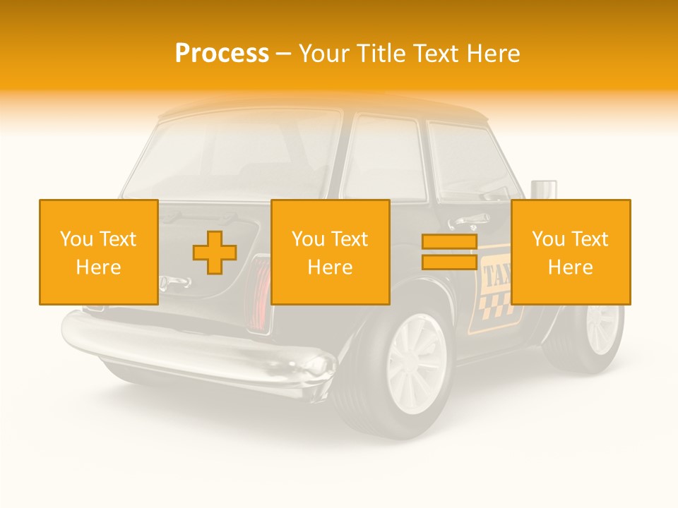 Small Drive Model PowerPoint Template