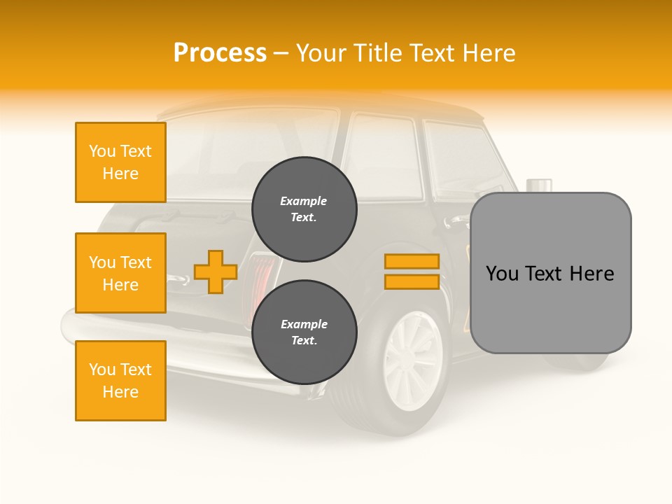 Small Drive Model PowerPoint Template