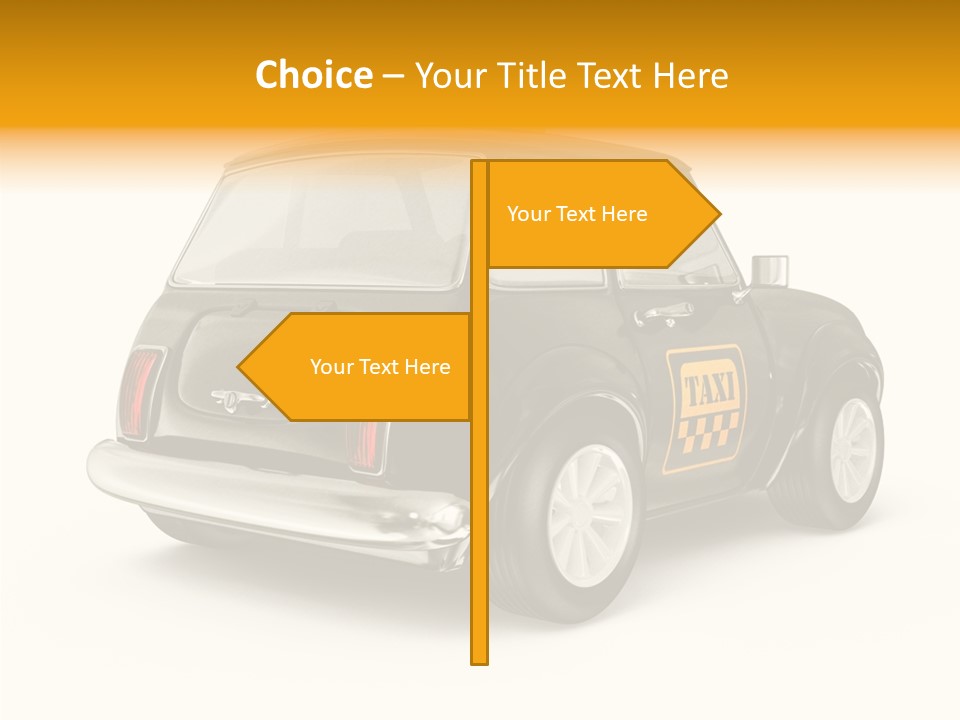 Small Drive Model PowerPoint Template
