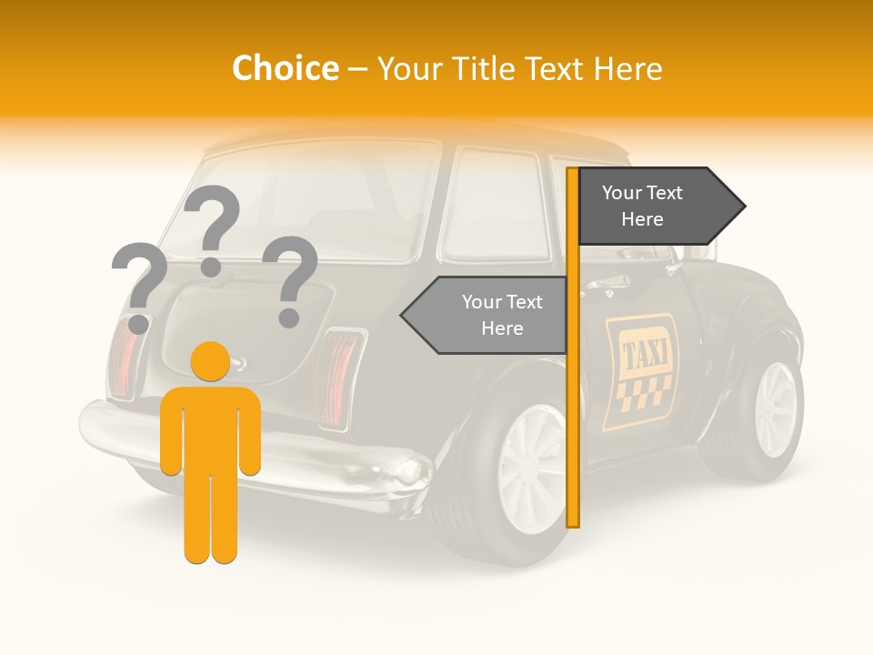 Small Drive Model PowerPoint Template