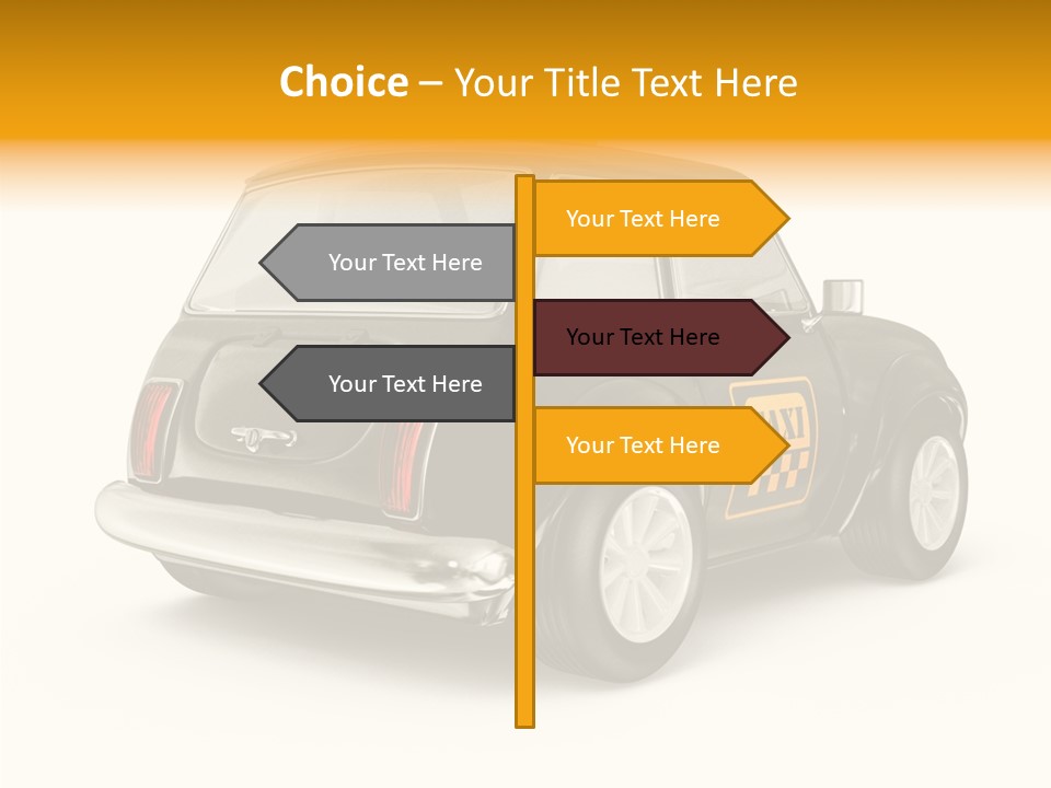 Small Drive Model PowerPoint Template