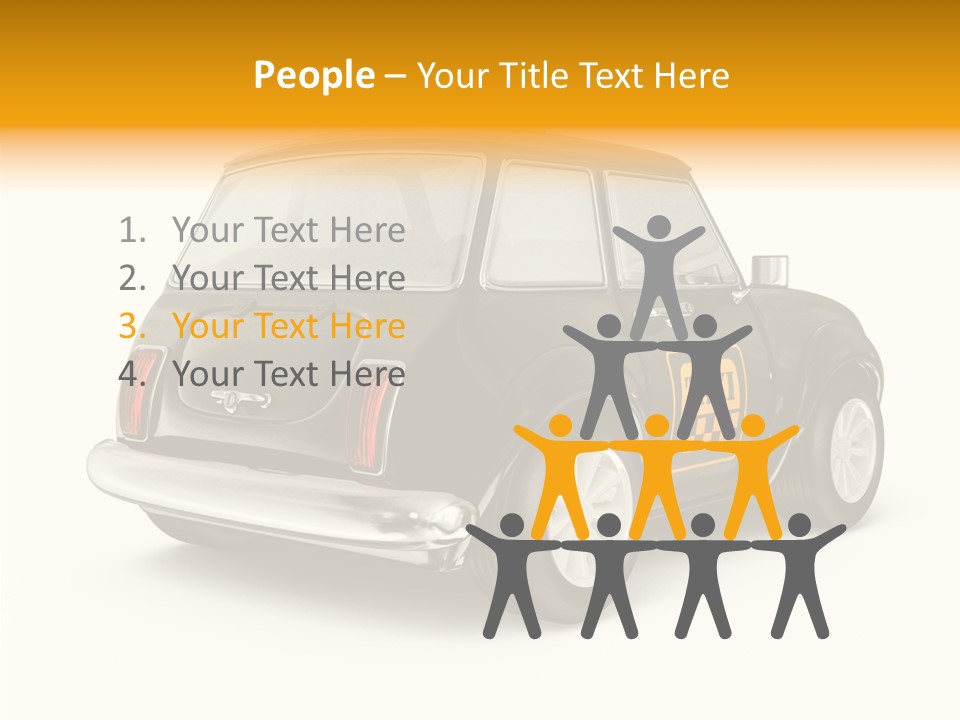 Small Drive Model PowerPoint Template