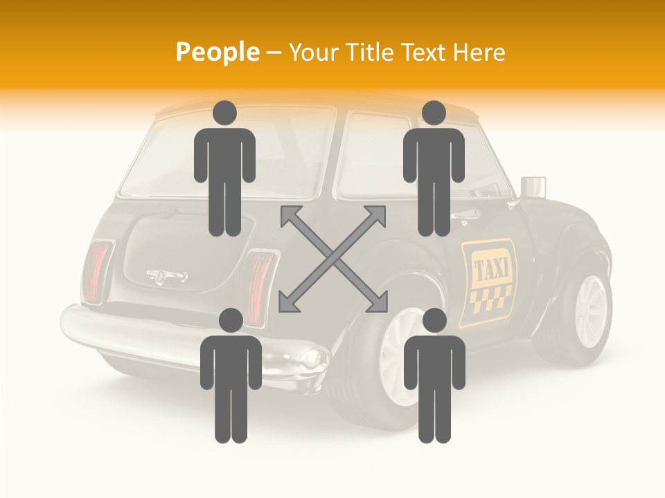 Small Drive Model PowerPoint Template