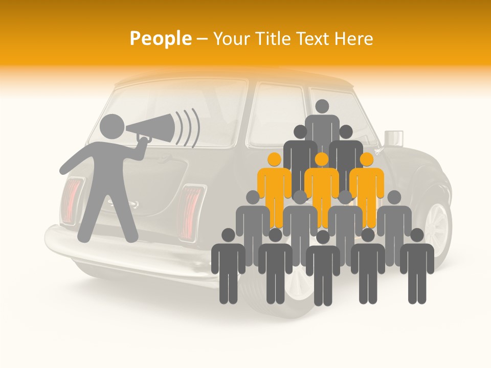 Small Drive Model PowerPoint Template