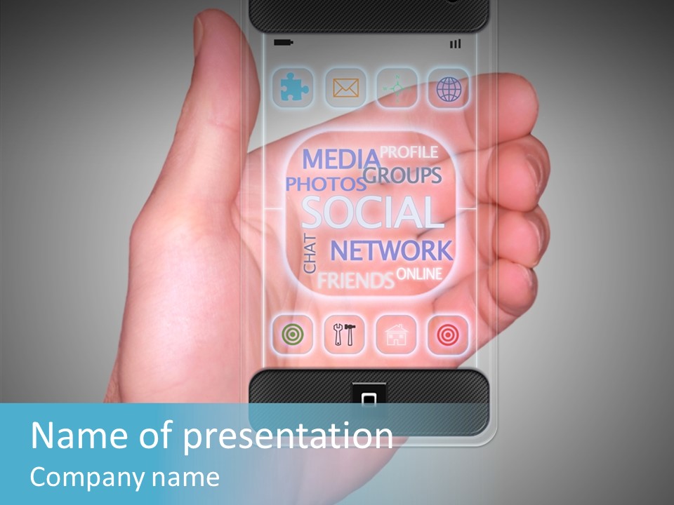 Telephone Social Smart PowerPoint Template