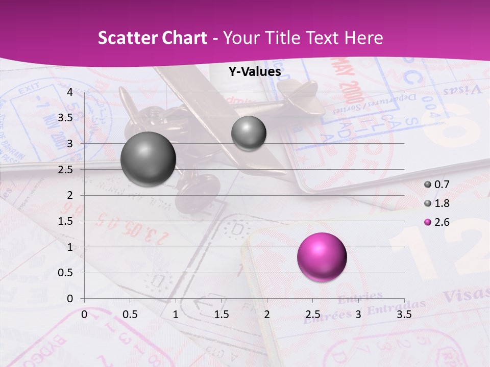 Secure Blue Foreign PowerPoint Template