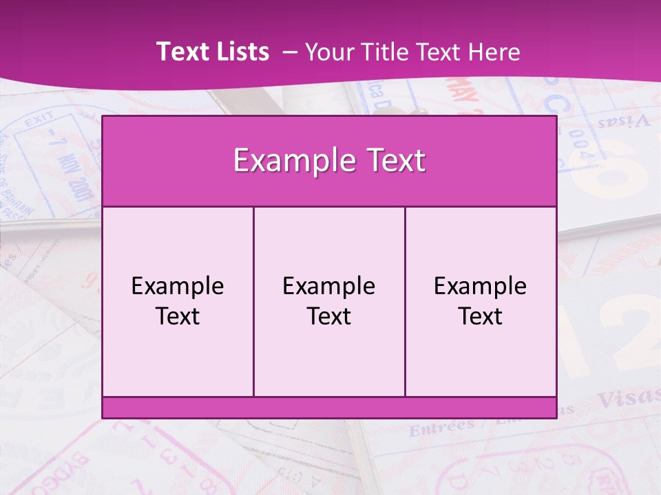 Secure Blue Foreign PowerPoint Template