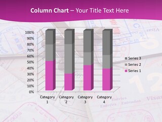 Secure Blue Foreign PowerPoint Template