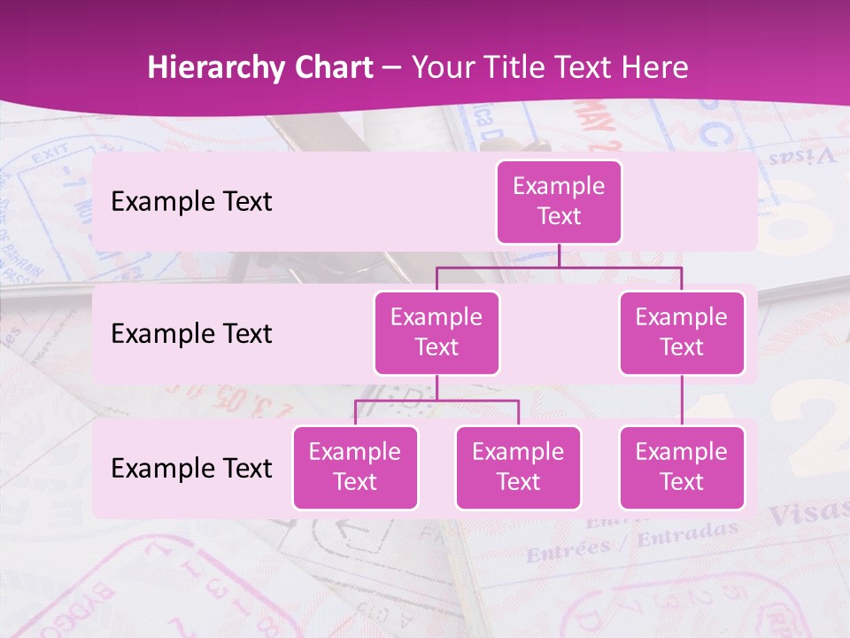 Secure Blue Foreign PowerPoint Template