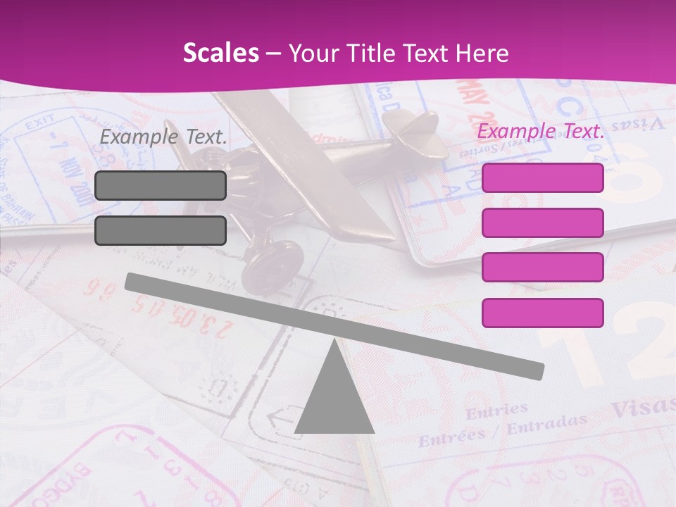Secure Blue Foreign PowerPoint Template