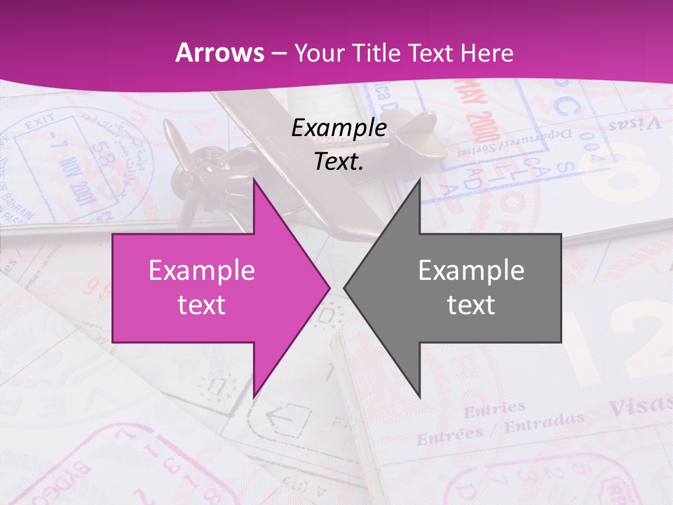 Secure Blue Foreign PowerPoint Template