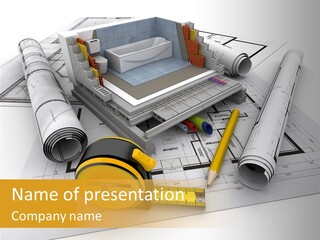 Plate Cross Section Plumbing PowerPoint Template