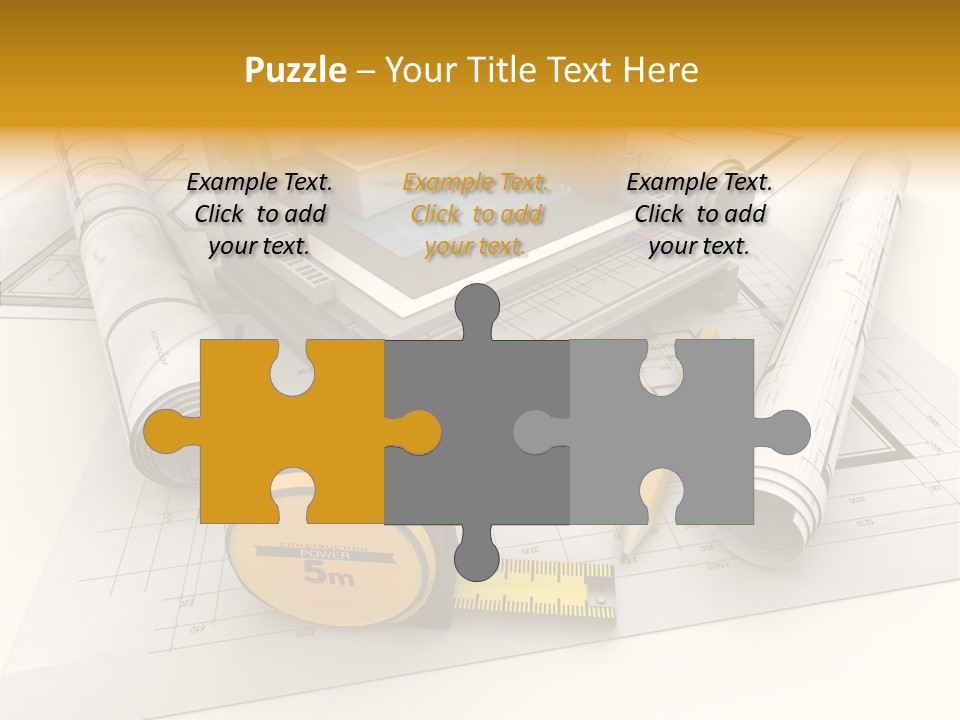 Plate Cross Section Plumbing PowerPoint Template