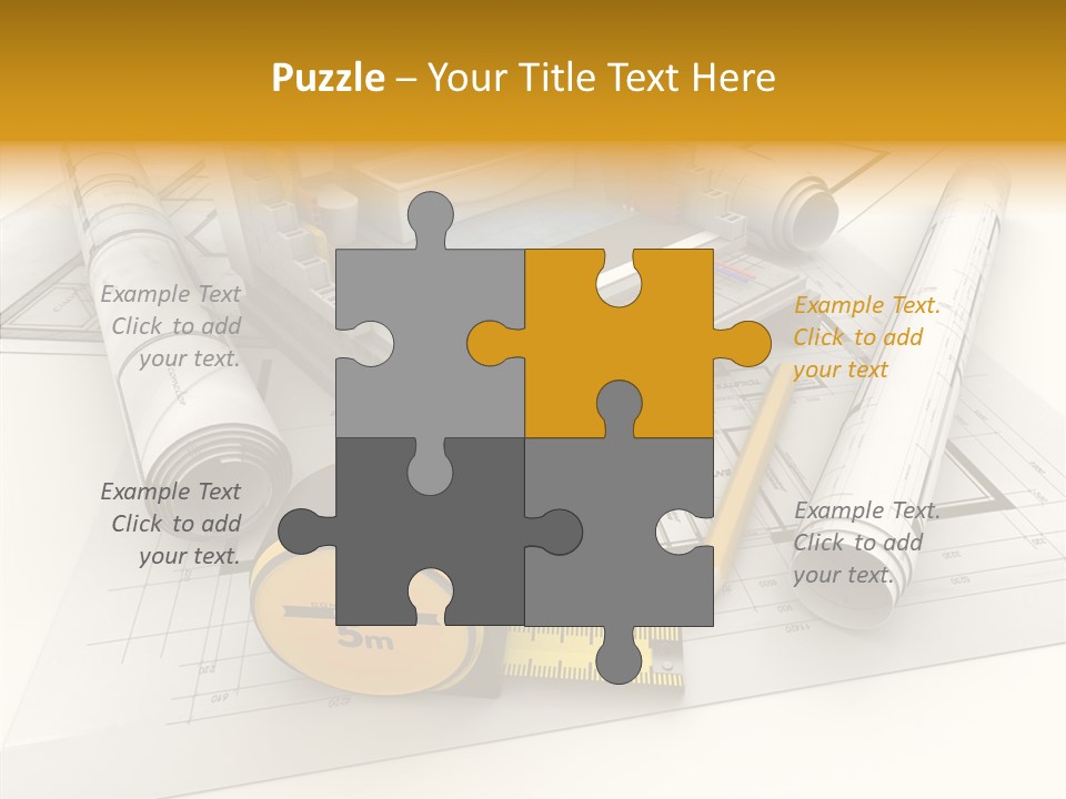 Plate Cross Section Plumbing PowerPoint Template