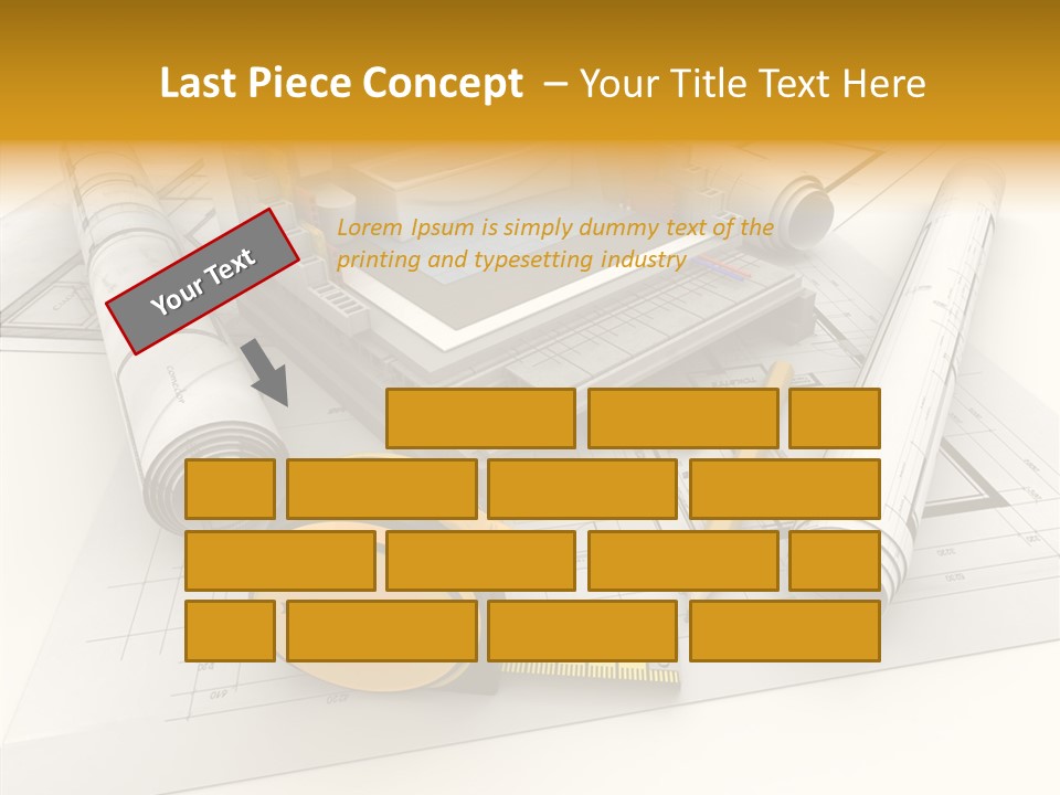 Plate Cross Section Plumbing PowerPoint Template