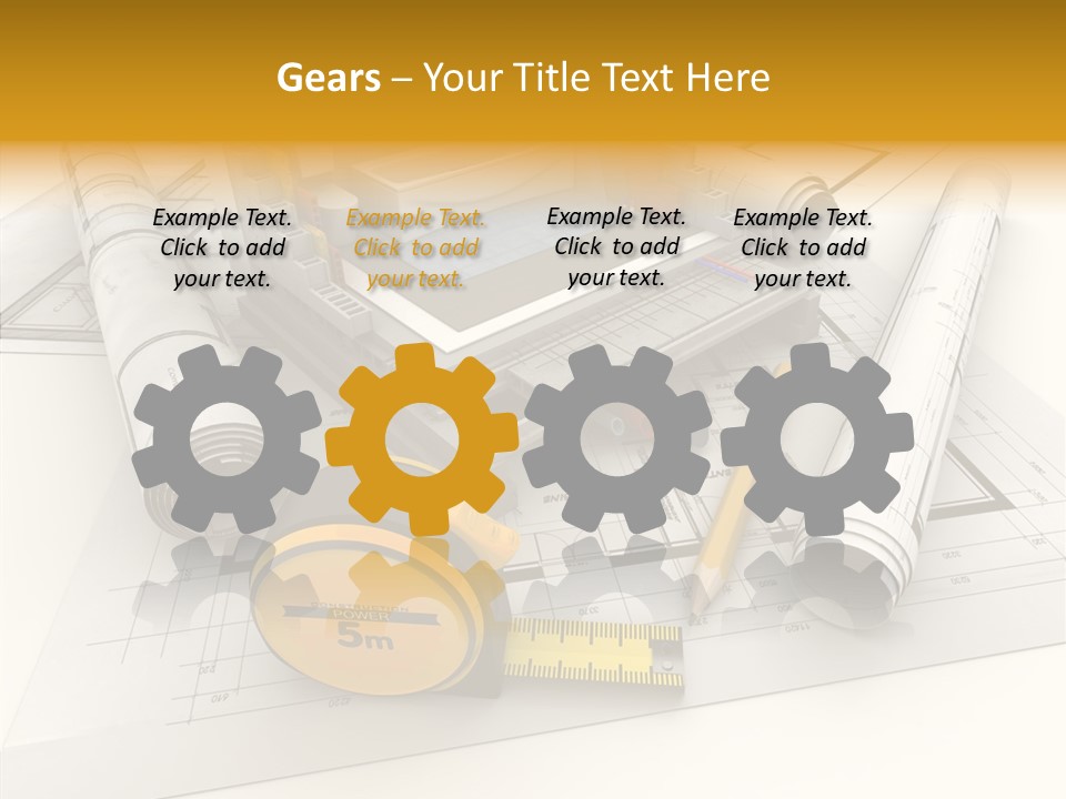 Plate Cross Section Plumbing PowerPoint Template