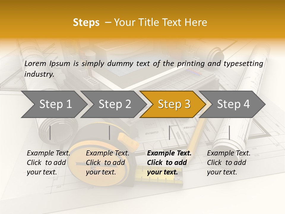 Plate Cross Section Plumbing PowerPoint Template