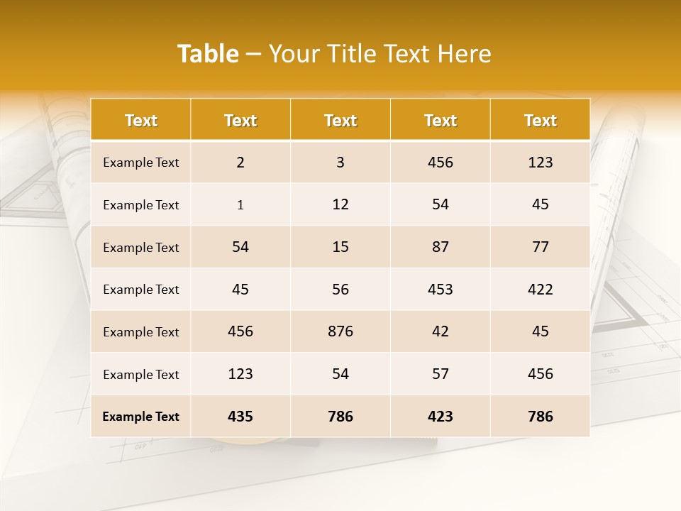 Plate Cross Section Plumbing PowerPoint Template