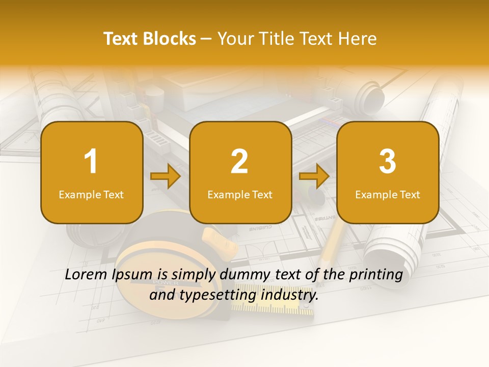 Plate Cross Section Plumbing PowerPoint Template