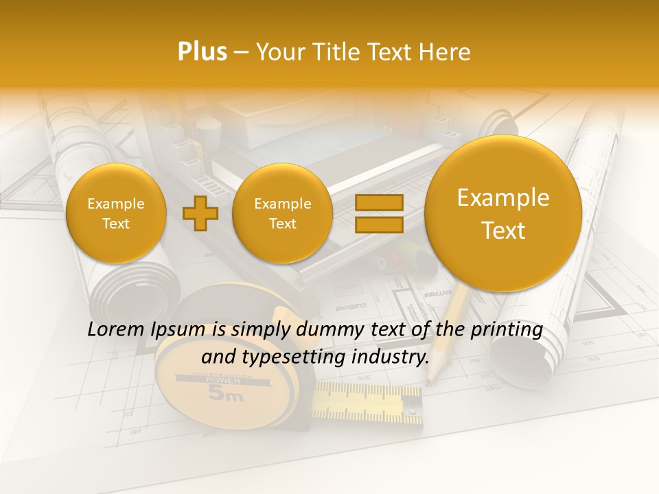 Plate Cross Section Plumbing PowerPoint Template