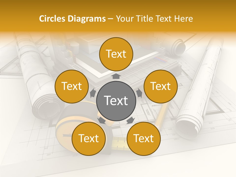 Plate Cross Section Plumbing PowerPoint Template