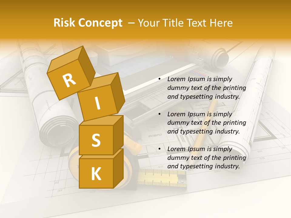Plate Cross Section Plumbing PowerPoint Template