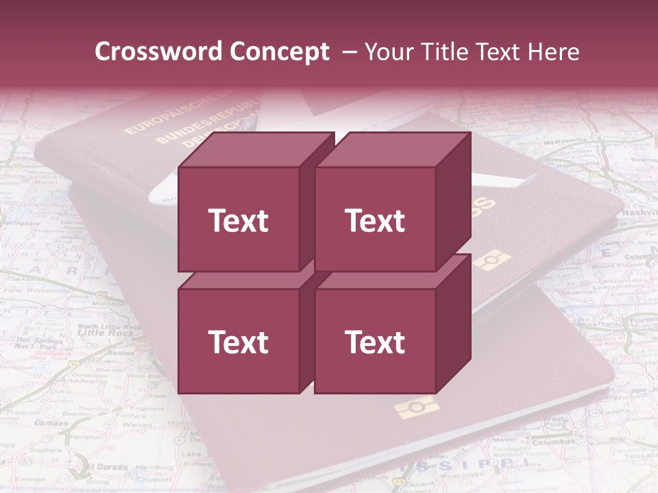 Book Guidebook Miniature PowerPoint Template
