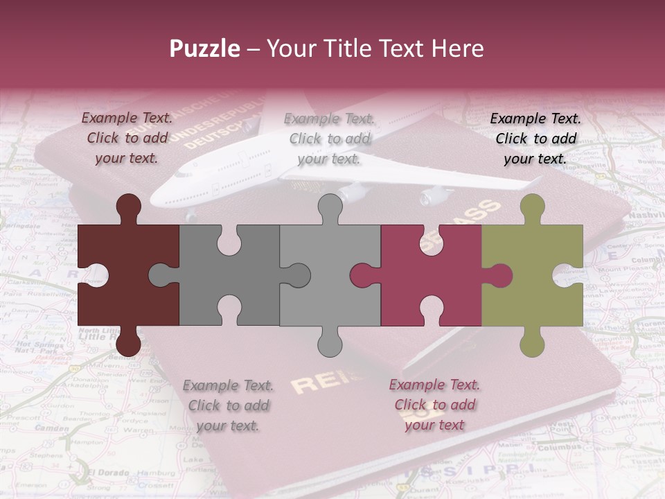 Book Guidebook Miniature PowerPoint Template