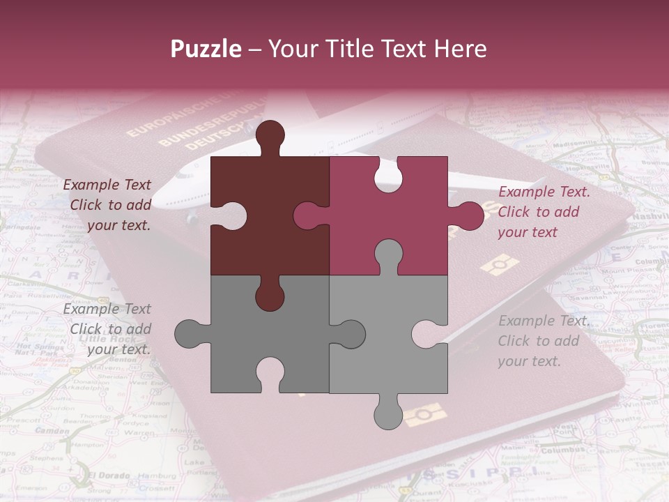 Book Guidebook Miniature PowerPoint Template
