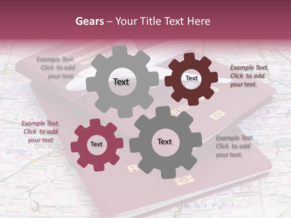 Book Guidebook Miniature PowerPoint Template