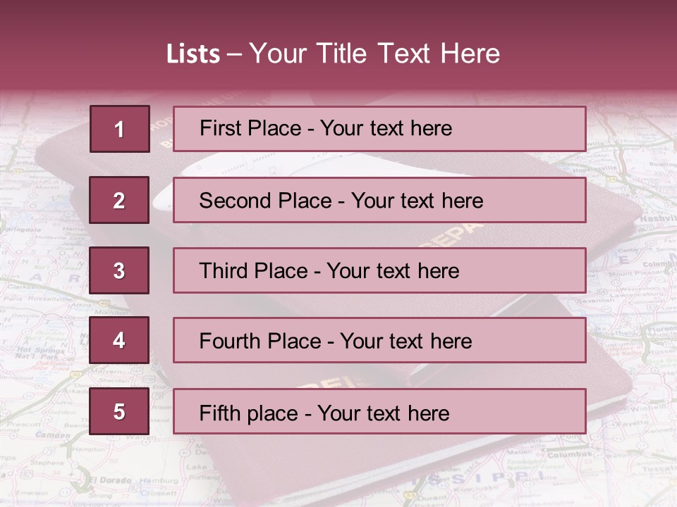 Book Guidebook Miniature PowerPoint Template