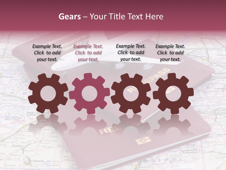 Book Guidebook Miniature PowerPoint Template