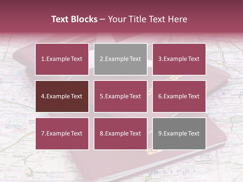 Book Guidebook Miniature PowerPoint Template