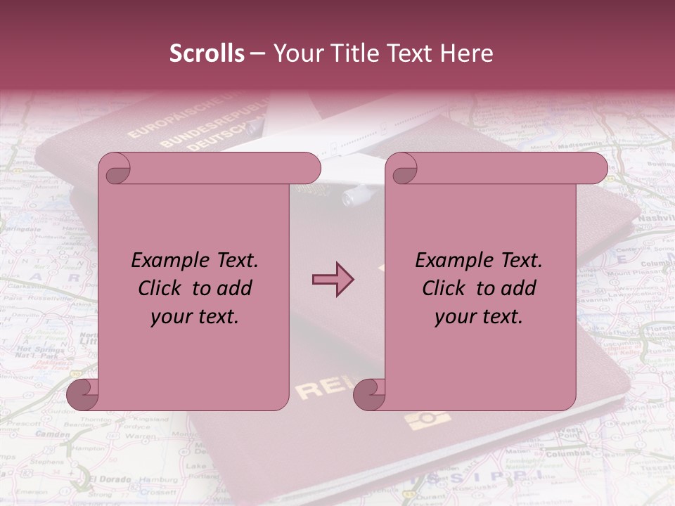 Book Guidebook Miniature PowerPoint Template