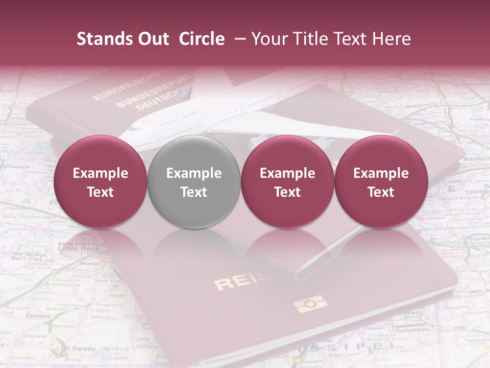 Book Guidebook Miniature PowerPoint Template