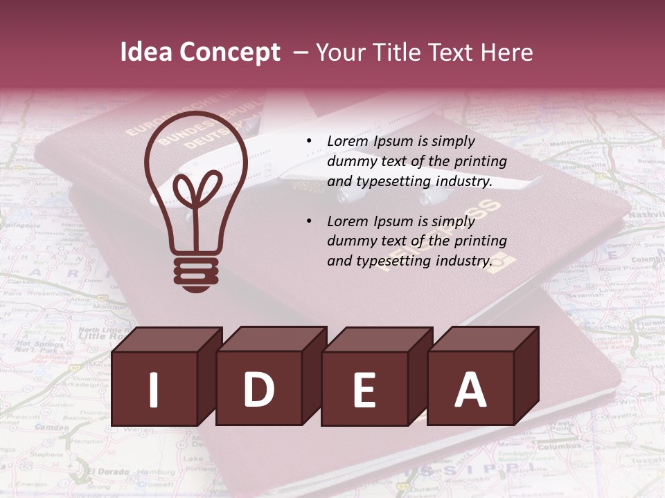 Book Guidebook Miniature PowerPoint Template