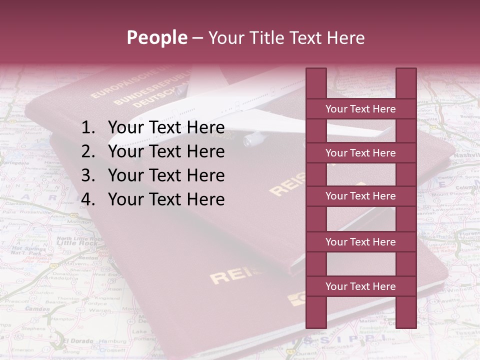 Book Guidebook Miniature PowerPoint Template