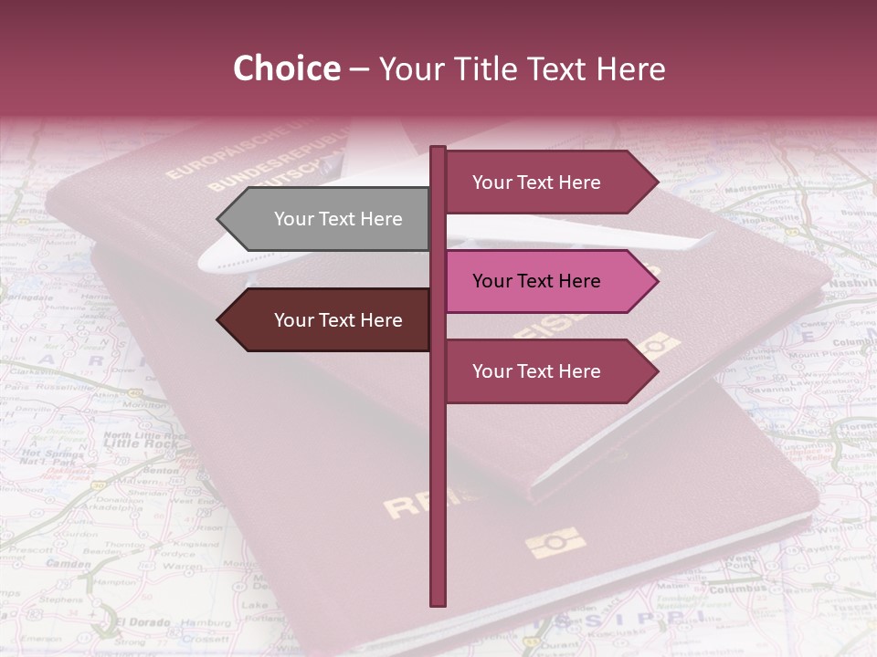 Book Guidebook Miniature PowerPoint Template