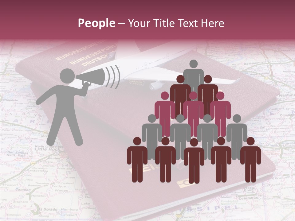 Book Guidebook Miniature PowerPoint Template