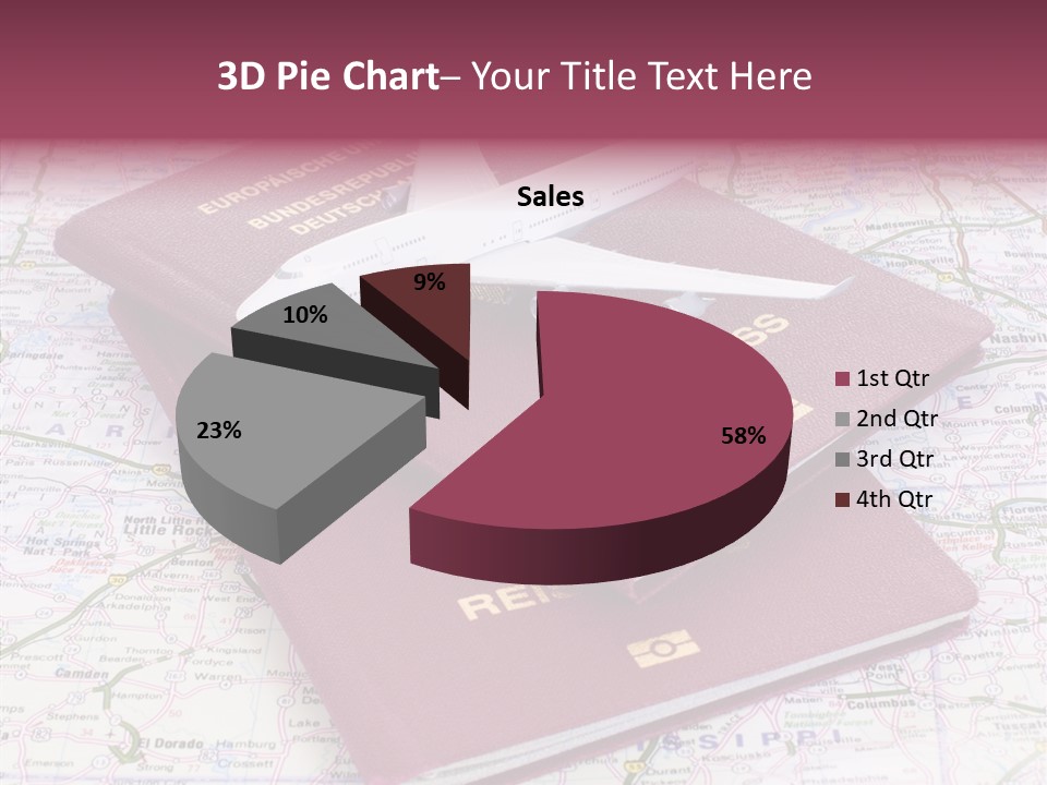Book Guidebook Miniature PowerPoint Template
