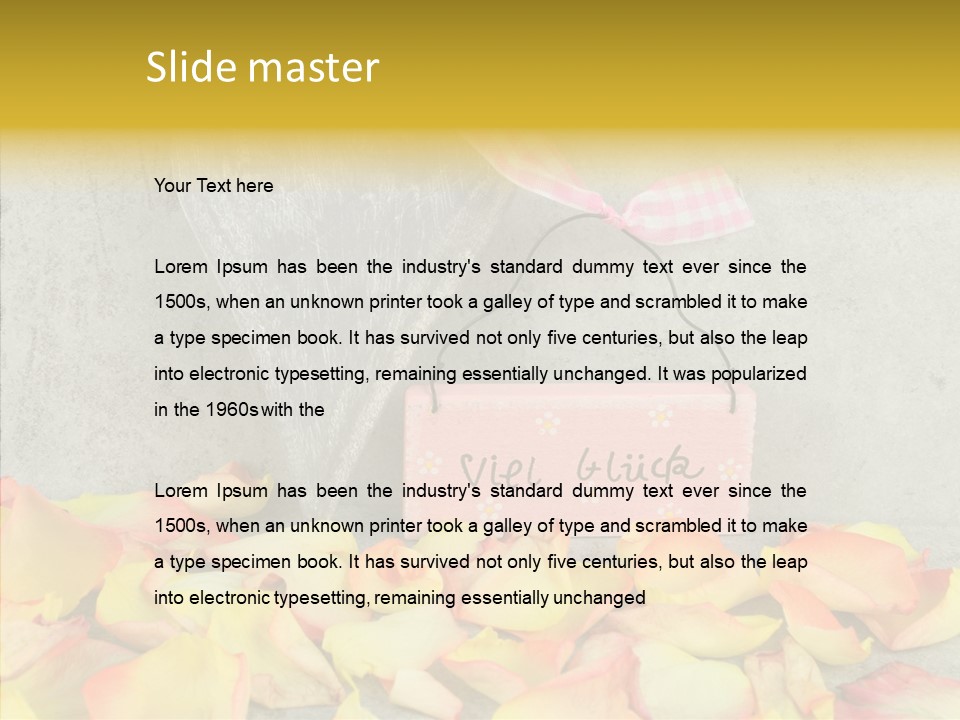 Grey Label Lanyard PowerPoint Template