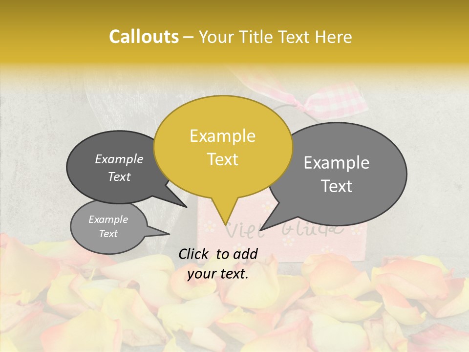 Grey Label Lanyard PowerPoint Template