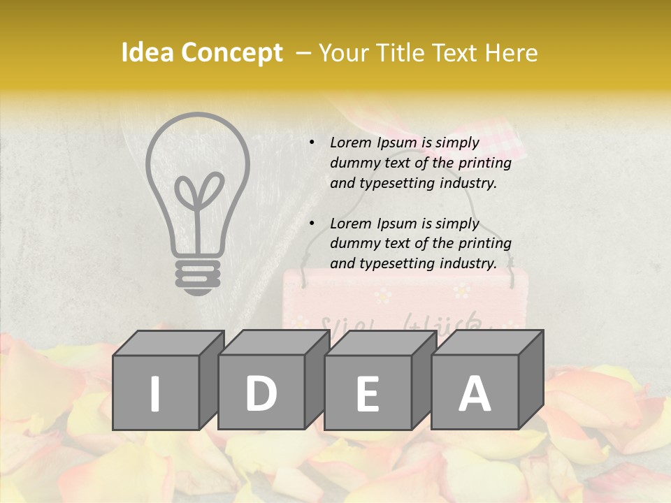 Grey Label Lanyard PowerPoint Template